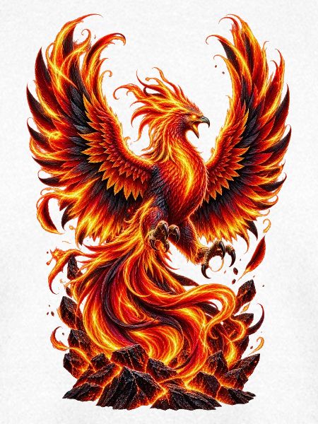 Feuerphönix – Flammenvogel