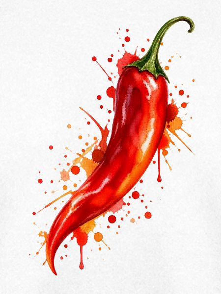 Chili Splash Kunstmotiv