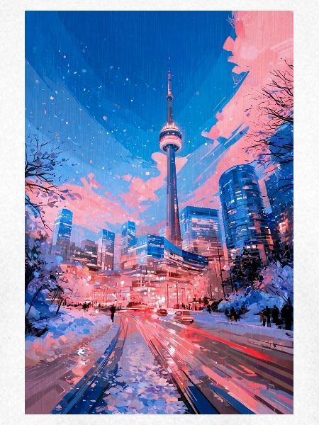 Neon Snow City Toronto