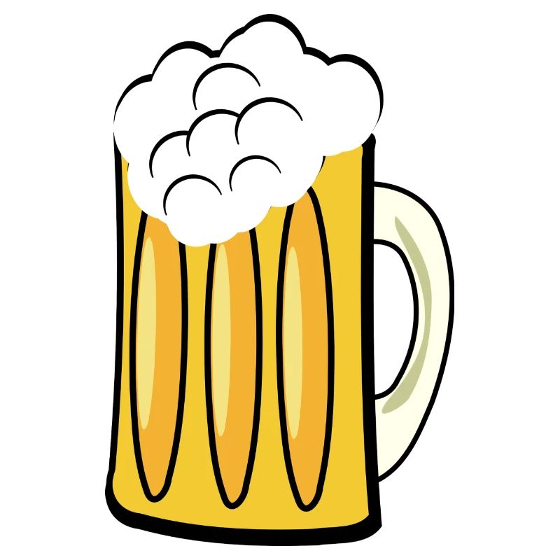 Bierkrug mit Schaum
