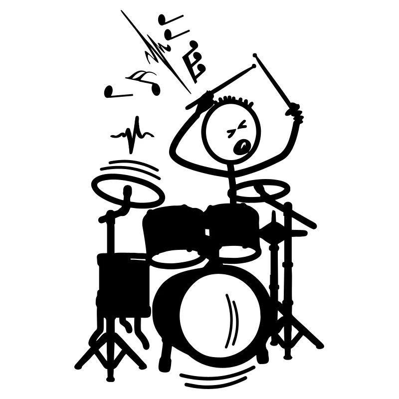 Stickmen-Trommler