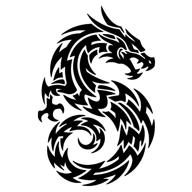 Mächtiger Drache – asiatisches Mythologie Design