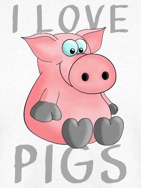 I love pigs Ferkel
