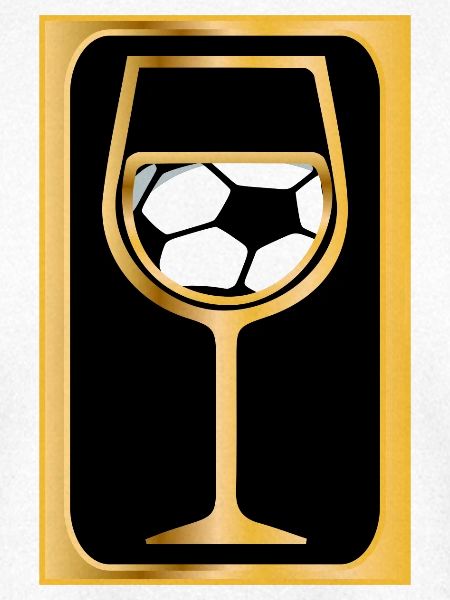 Weißwein Fußballerin