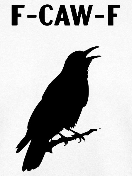Night Raven Silhouette f-caw-f