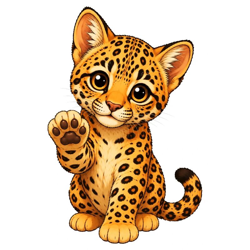 Chaton en apparence de léopard