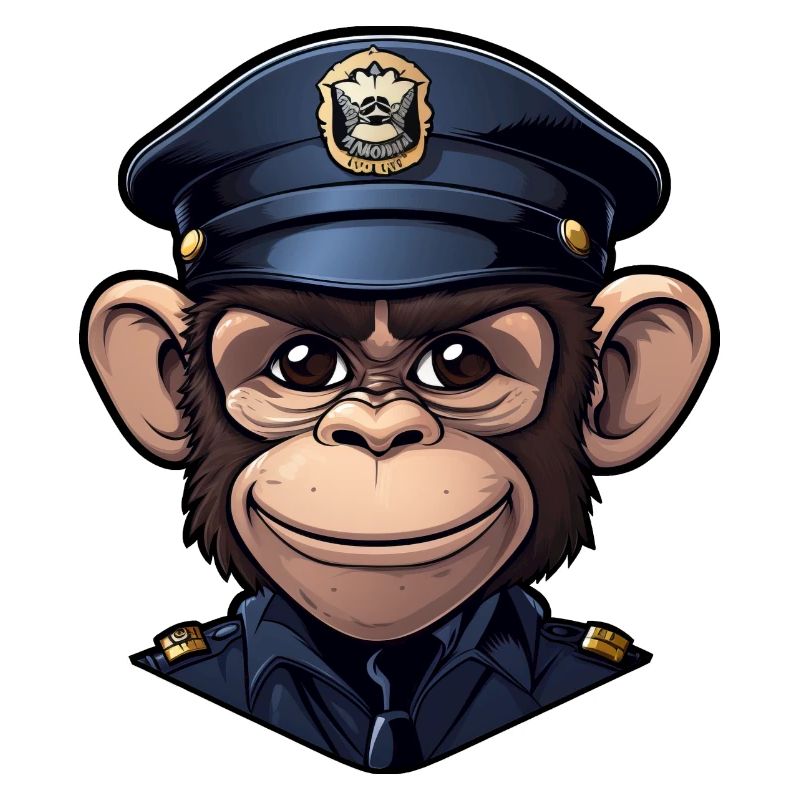 Polizei Affe