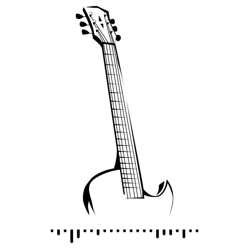 halbe Gitarre