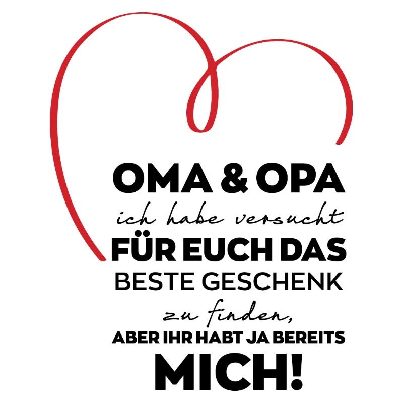 Oma Opa Großeltern lustiges Geschenk