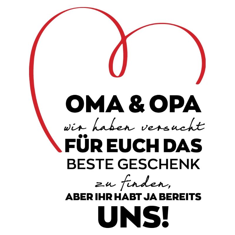 Oma Opa Großeltern lustiges Geschenk