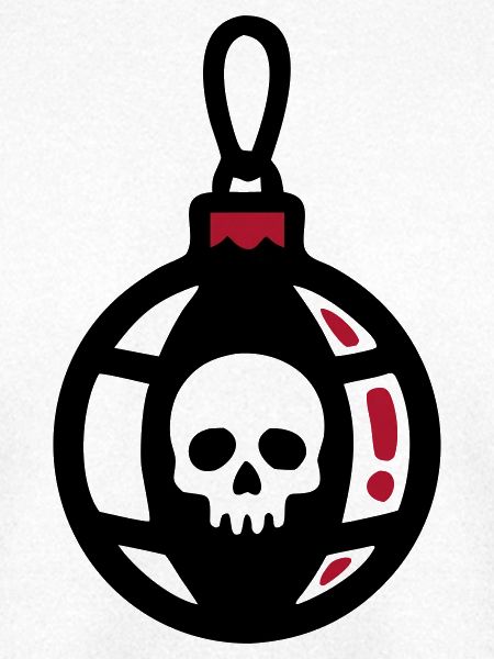 Totenkopf Christbaumkugel Icon