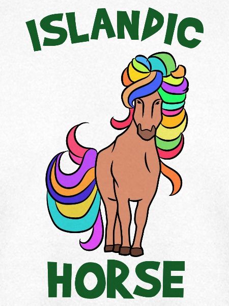 Islandponys Spruch Islandpferde Pferdefan