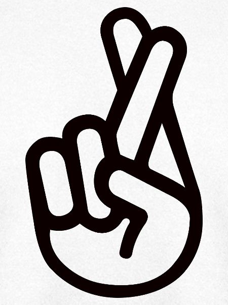 Gekreuzte Finger - Fingers crossed