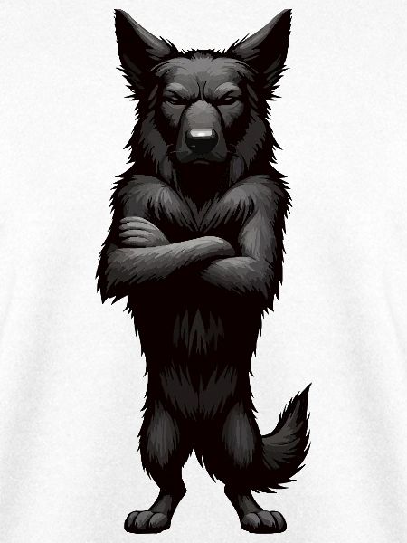 Schwarzer Schäferhund Schäferhundbesitzer 