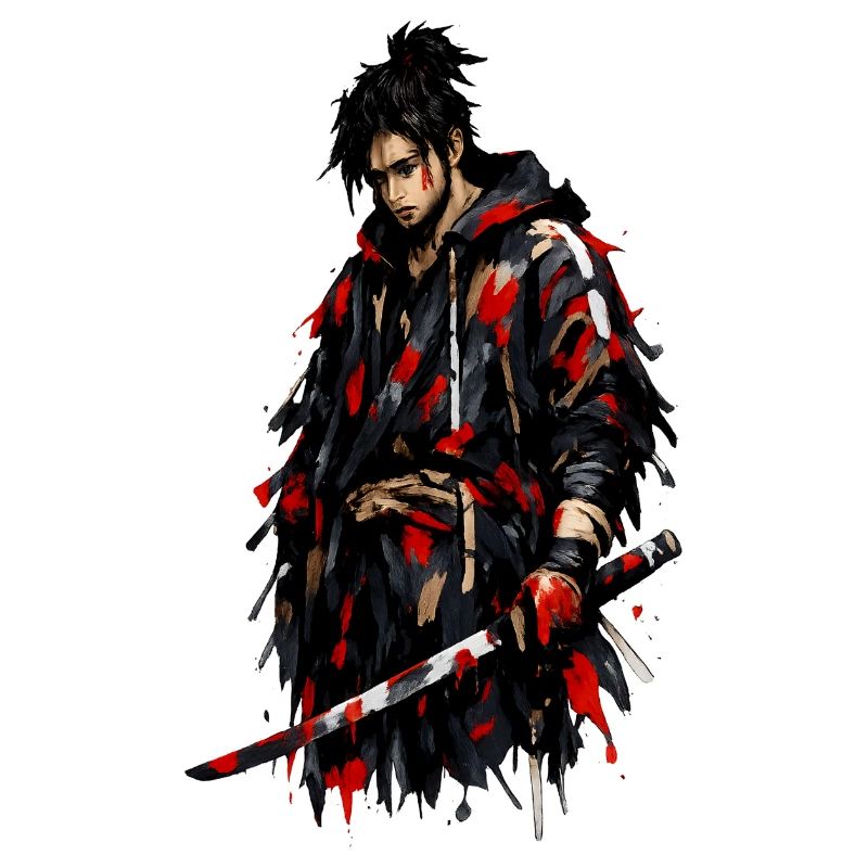 Roter Schatten Samurai