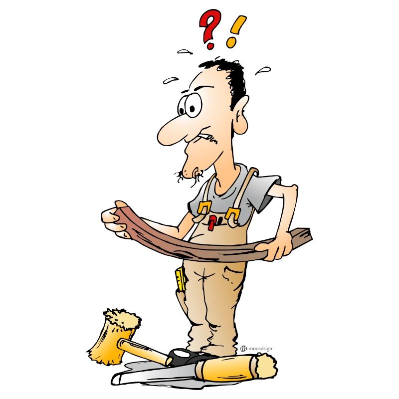Tischler Karikatur