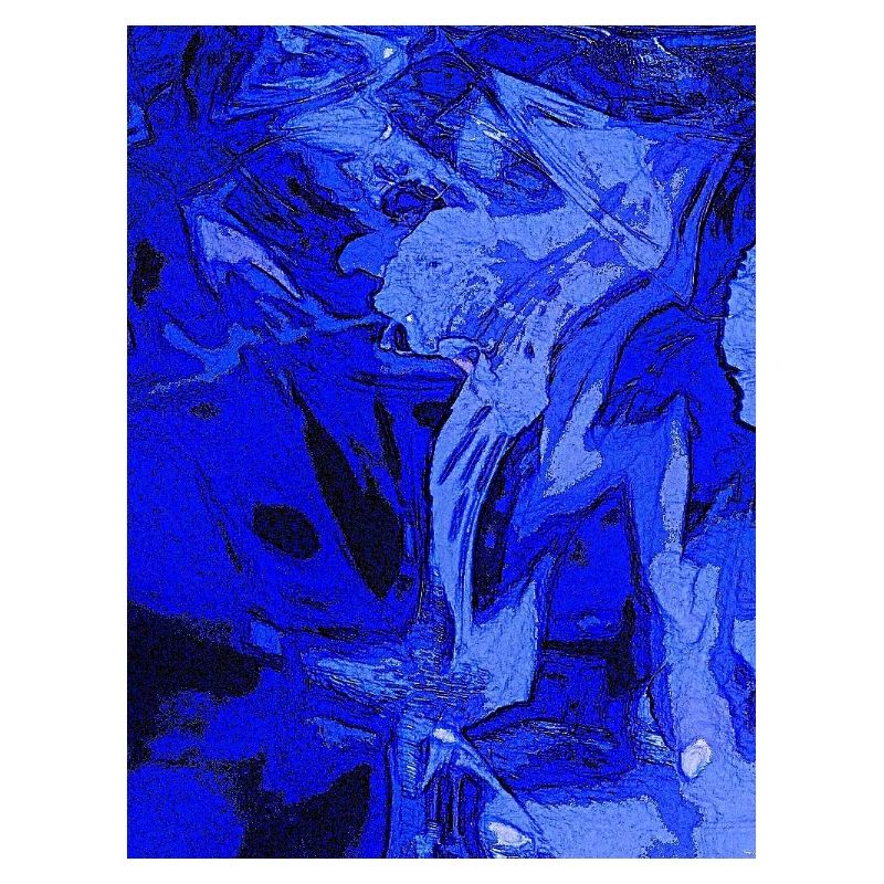 Abstraction bleue