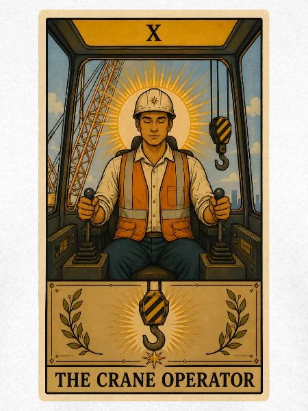 Kranführer | Baustelle Kran Tarot