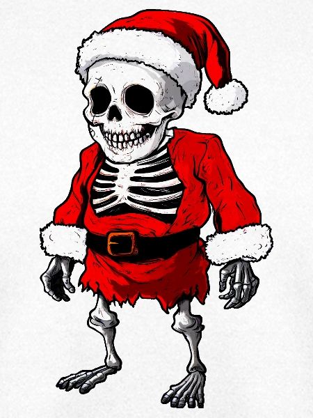 Weihnachten Skelett / Thanksgiving
