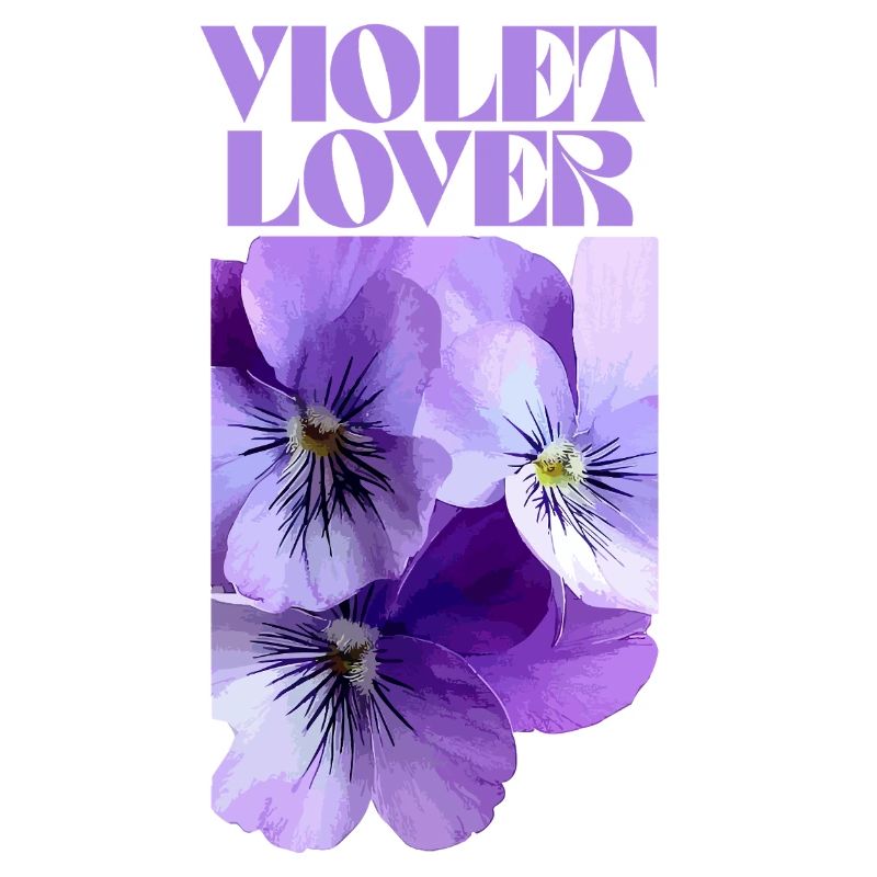 Violettes Stiefmütterchen-Blumenmuster