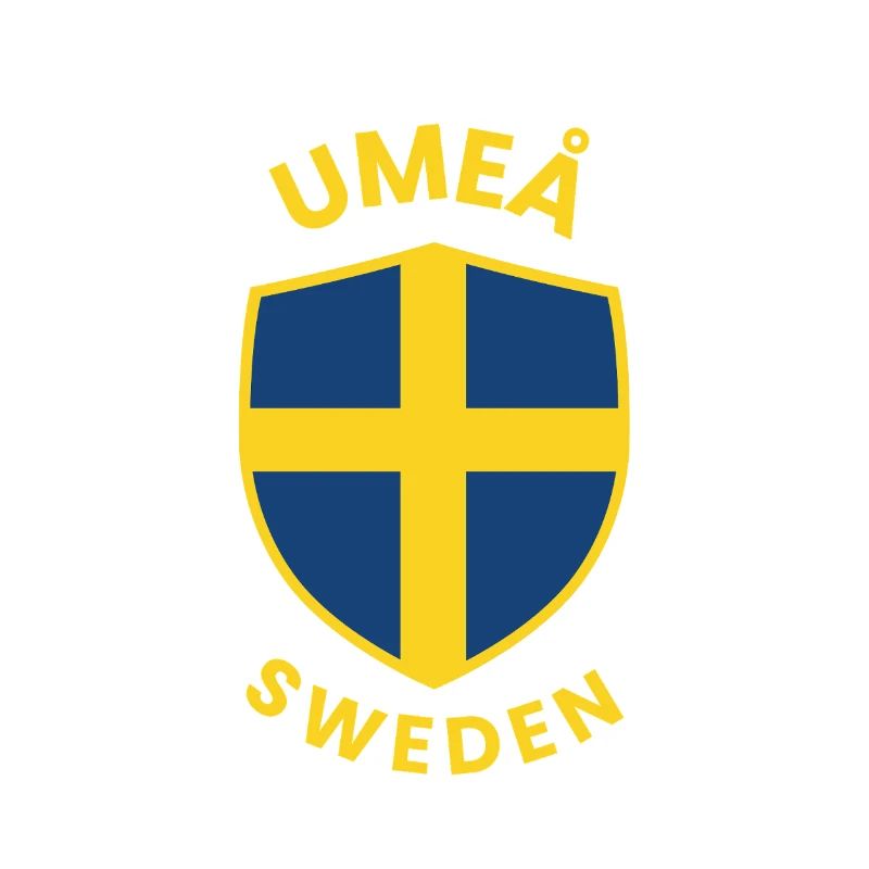 Umeå Schweden Schildwappen