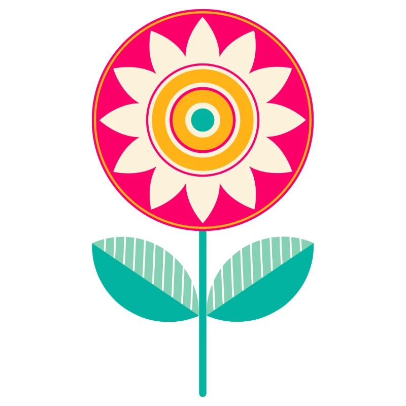 Süße bunte Blume