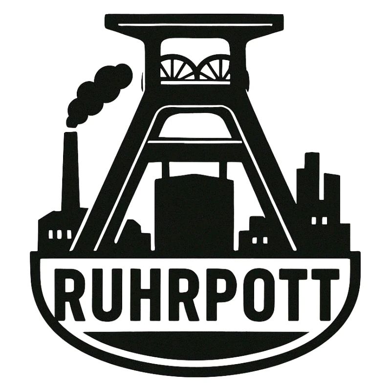 Ruhrpott Industrie Silhouette