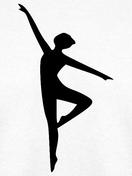 Tänzerin Silhouette tanzen Geschenk Tanz 