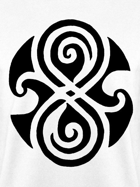 Schwarzes keltisches Symbol