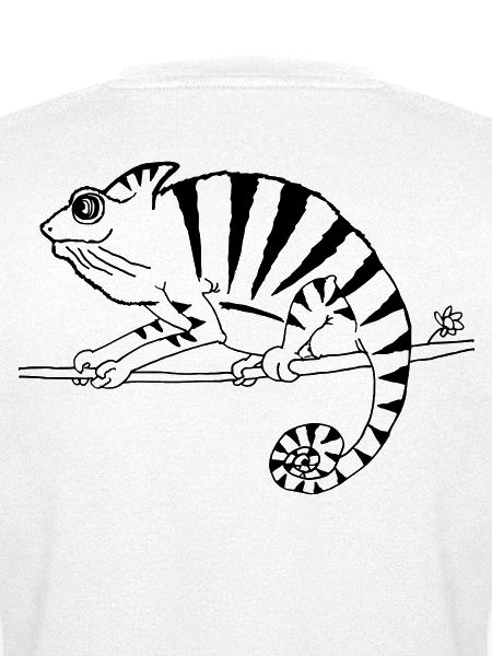 witziges Chamäleon Reptilien 