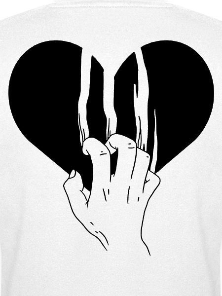 Gebrochenes Herz zerrissene Liebe