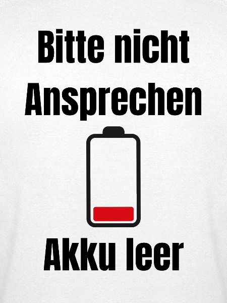 Niedrige Batterie Silhouette
