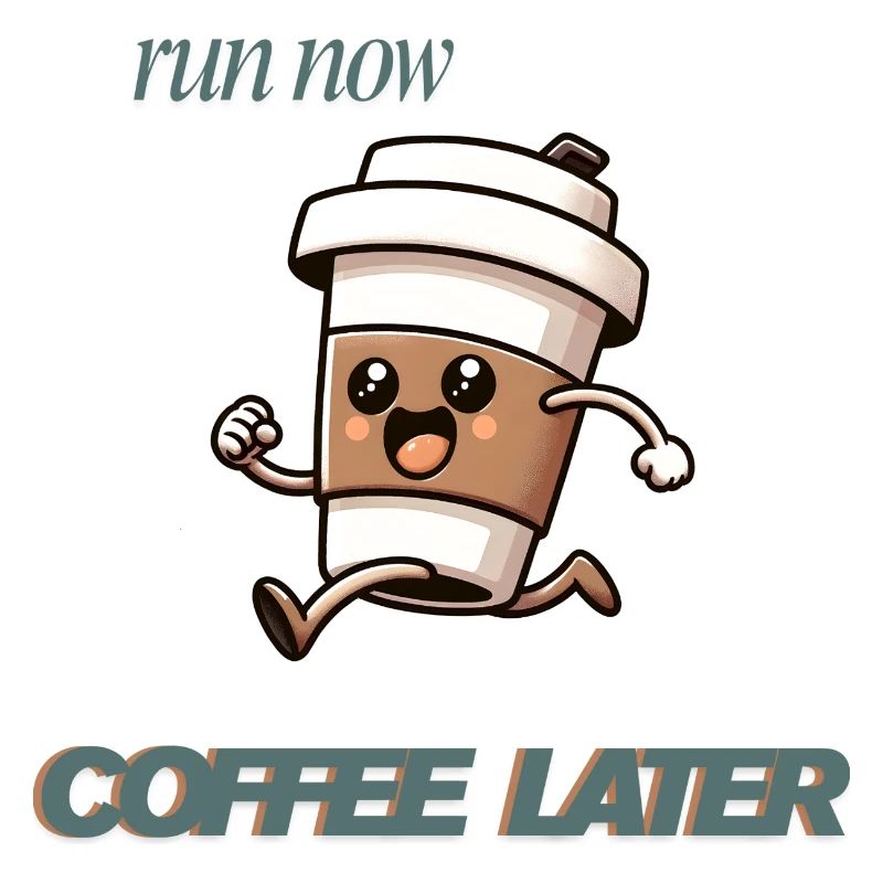 Run Now Coffee Later