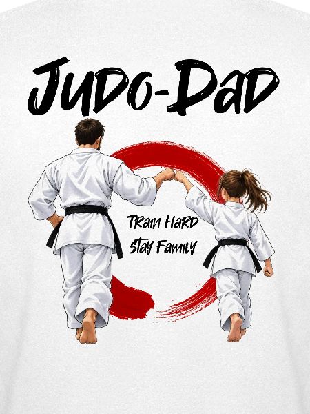Judo Dad mit Tochter