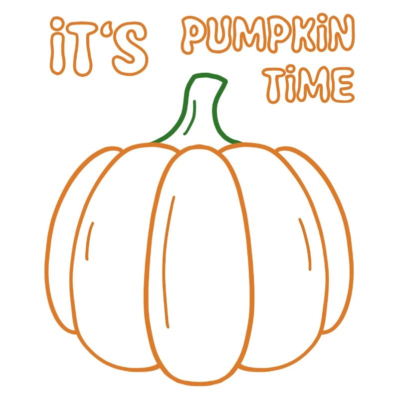 Its Pumpkin Time Illustration