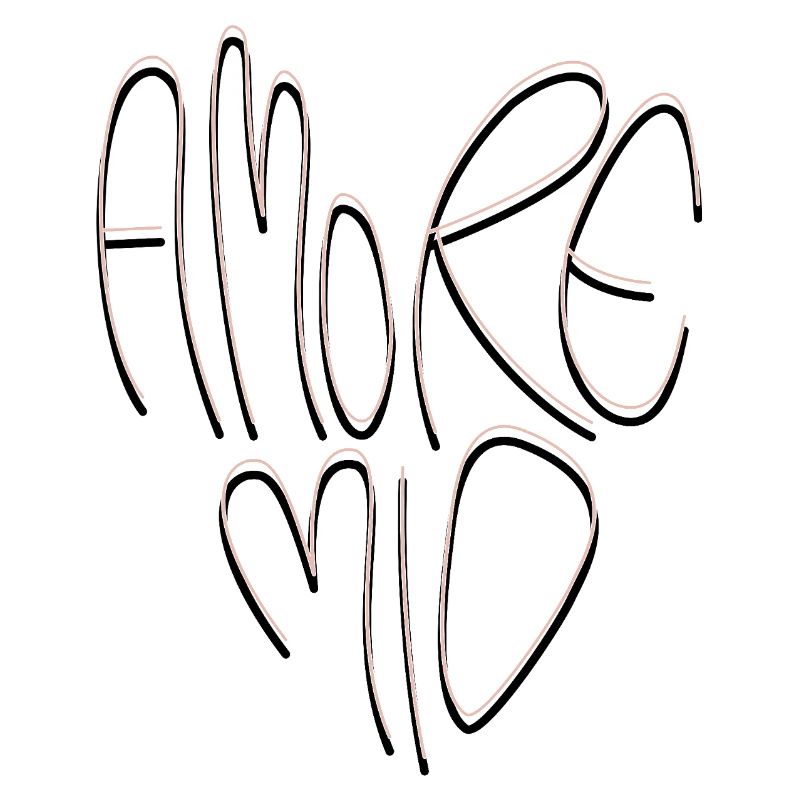 Lettrage Amore Mio