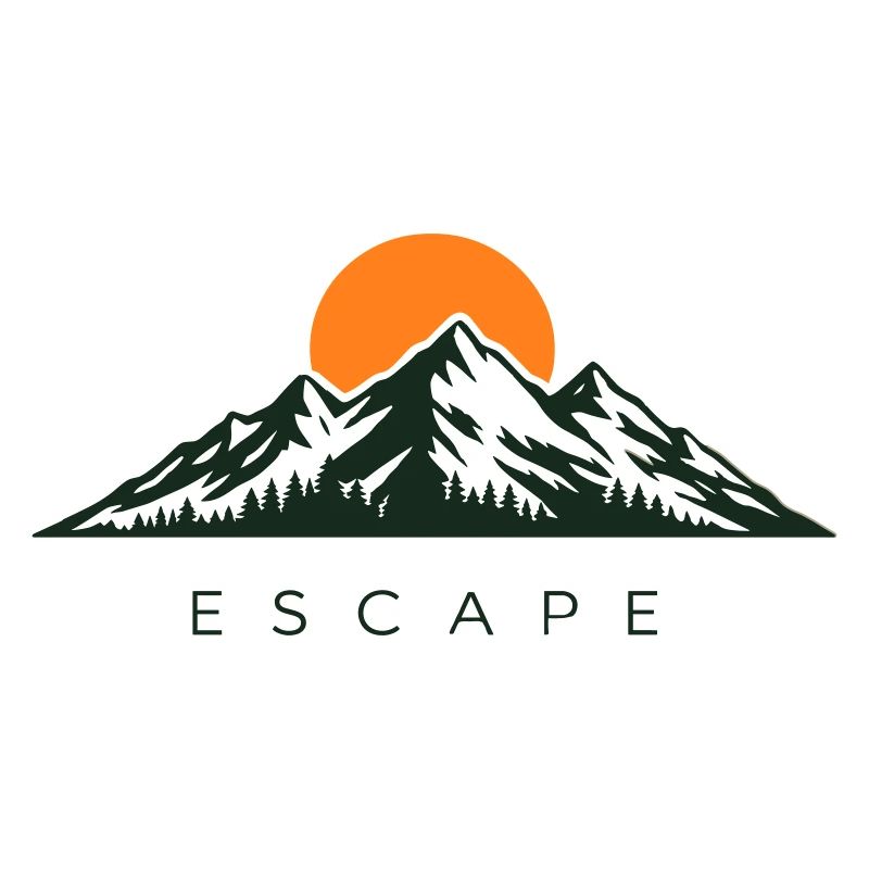 Escape Mountain Retro Nature Shirt
