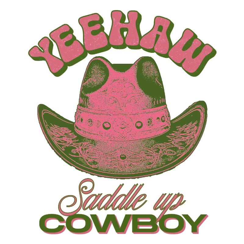 Yeehaw Saddle Up Chapeau de cow-boy