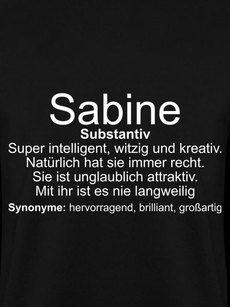 Name Definition Sabine