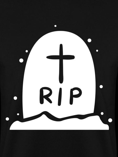 RIP Grabstein Skizze
