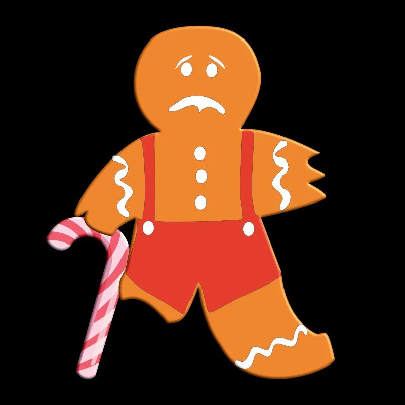 Injured gingerbread man - a great gift!