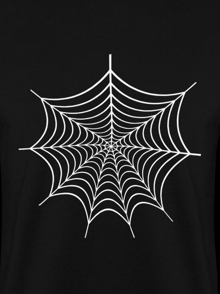 Geometrisches Spinnenweb Linienkunst
