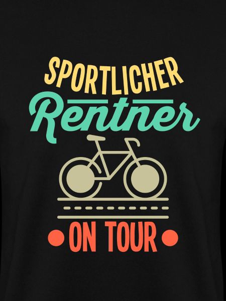 Rentner Radfahren Fahrrad