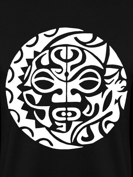 Polynesische Todeskopf weiß