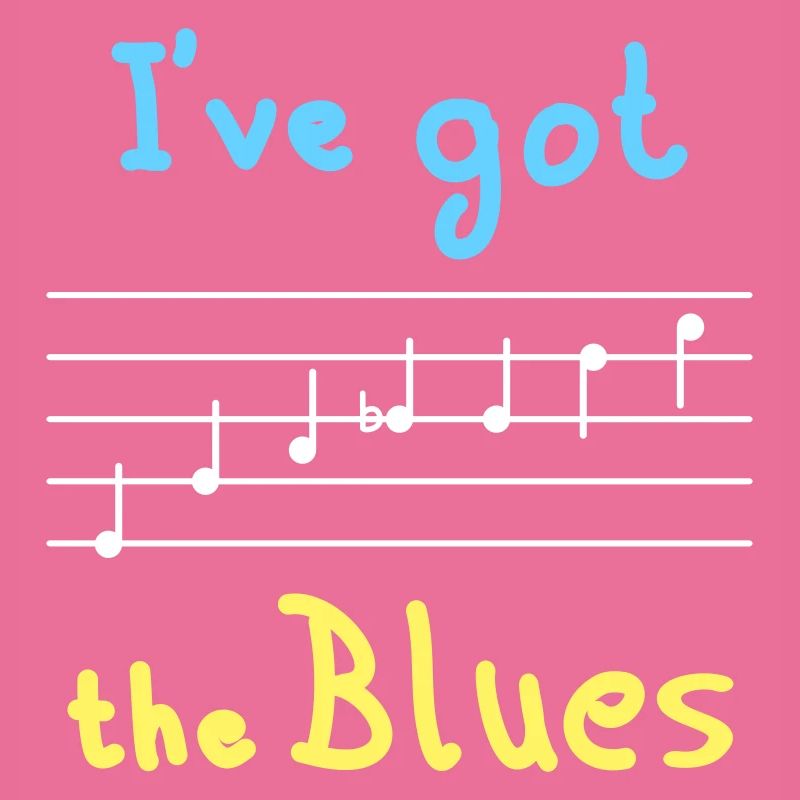 Blues Tonleiter in E - hell
