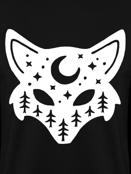 Weißes Fuchs-Totem der Natur