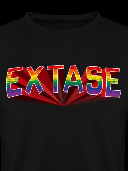 Ekstase Regenbogen Schrift
