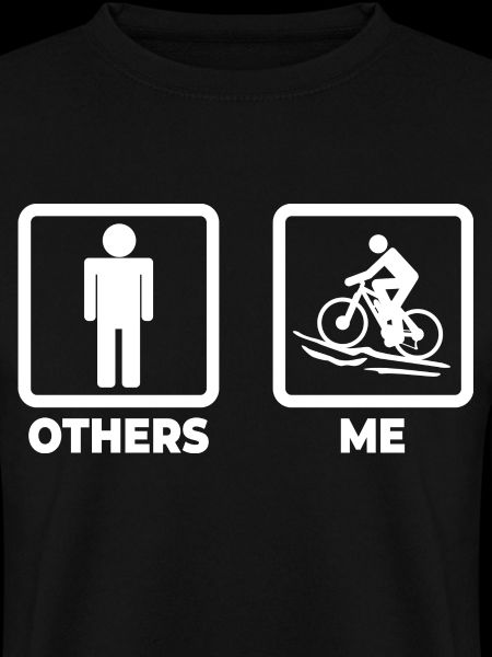 Mountainbiking Strichfiguren