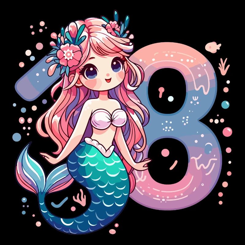18 ans sirène doux cadeau d’anniversaire