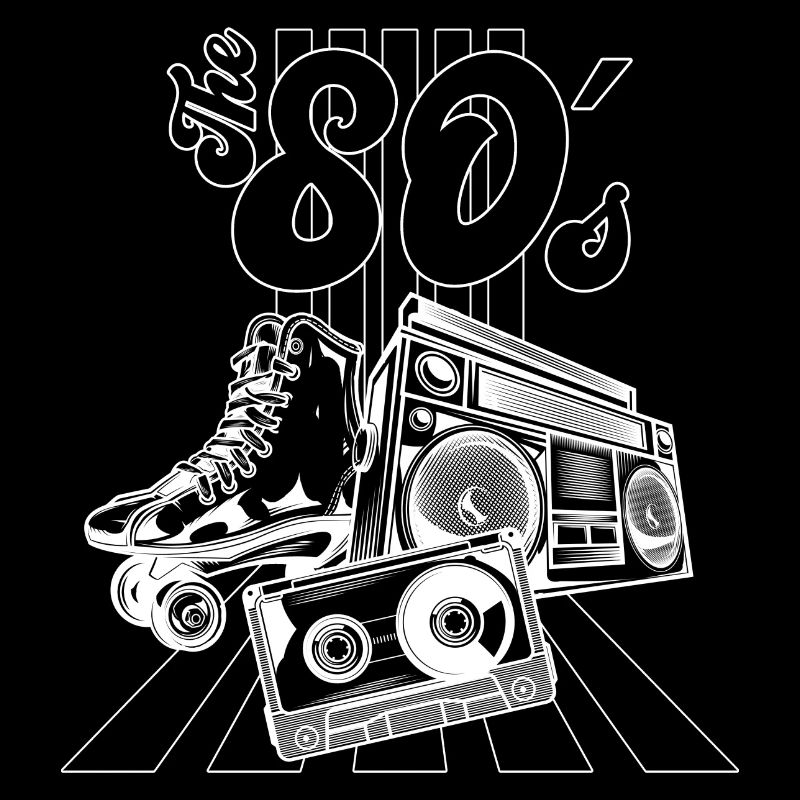 80er Nostalgie Boombox Sneaker